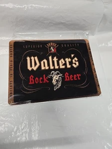 Walter's Bock Beer Label 9" x 12" Metal Sign - Picture 1 of 9