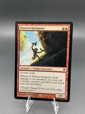 Warren Instigator Zendikar Regular MTG 154 LP - Image 1 of 4
