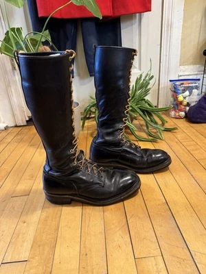 Vintage 1952 Chippewa US Army Quartermaster Steel Toe Boot Goodyear Welt Size 7D - Image 1 of 4