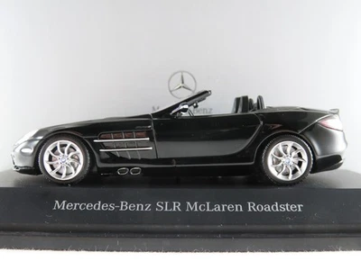 Minichamps/MB B6 696 1006 MB SLR McLaren Roadster (2003) in crystalschwarz 1:43 - Bild 1 von 4