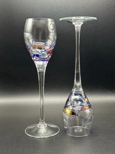 Vintage Set Of 2 Helios by Artland Sherry Glasses - Picture 1 of 4