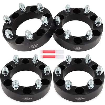 4x 1.5" or 38mm 6x5.5 Wheel Spacers 14x1.5 For Chevrolet K2500 1988-2000 6 Lug - Imagem 1 de 4
