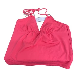 Heidi Klein Umstands-Bikini-Top pink/rot dehnbares Material Neckholder UK Small - Bild 1 von 7