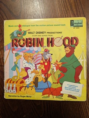 Roger Miller - Story And Songs From Disney's Robin Hood - 12" Vinyl Record LP - Image 1 of 4