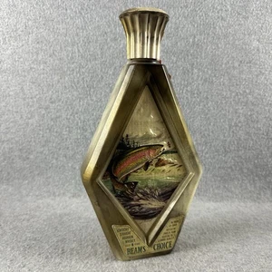Vintage Beam’s Choice Forellen Dekanter James Lockhart Regenbogen Fisch Flasche LEER - Bild 1 von 11