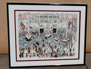 CHARLES FAZZINO 3D Serigrafie WALL STREET signiert/nummeriert/betitelt gerahmt - Bild 1 von 8