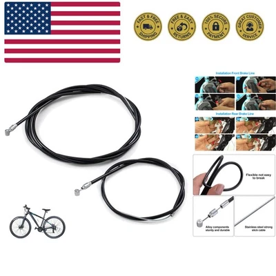 Kit de cables de freno de bicicleta - 1 par de cables de freno delanteros y traseros, cables, líneas con Ho... Foto 1 de 4