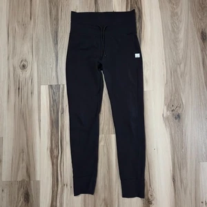 Vuori Daily Leggings Jogger Size Small Athletic Athleisure Black VW418 Women’s - Picture 1 of 12