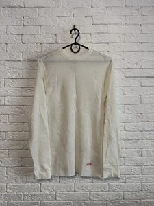 Supreme x Hanes FW18 Thermal Top White Sz S - Picture 1 of 4