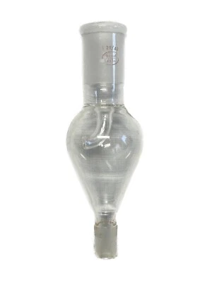 WILMAD LABGLASS 29/42 19/22 Glass Kjeldahl Distilling Trap Adapter B - Image 1 of 4