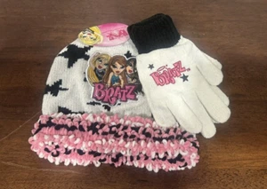 Bratz Niña Talla 7-14 Multicolor Invierno Sombrero y Guantes Conjunto - Imagen 1 de 3
