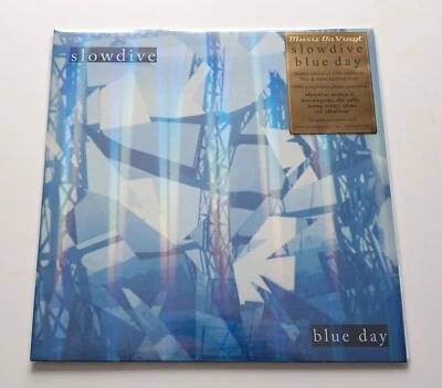 Slowdive - Blue Day UK 2024 LTD MOV Sony Blue / White Marble Vinyl LP Sealed* - Image 1 of 2