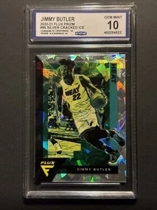 2021 Panini Prizm Draft Picks Rookie Jimmy Butler #66 Silver Cracked Ice CCG 10 - Picture 1 of 2