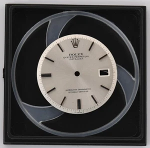 Genuine Rolex Datejust Pie Pan Dial Tritium Small Font No Lume (7) - Picture 1 of 3