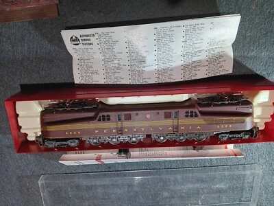 HO Rivarossi PRR GG-1 Cab 4929 Tuscan Red with Kadee Couplers, Plastic Box/Ln - Image 1 of 4