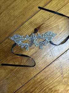 Handmade Lace Carnival Masquerade Mask ￼ - Picture 1 of 5