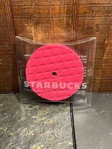 Starbucks Cold-To-Go Tumbler Cup Lid Pink Diamond Pattern Brand New - Picture 1 of 2