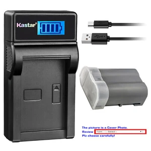 Kastar Battery LCD USB Charger for Nikon EN-EL15 Nikon EN-EL15a Nikon EN-EL15e - Picture 1 of 11
