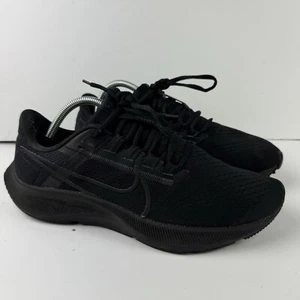 Nike Air Zoom Pegasus 38 Mens Size US 9.5 Triple Black Shoes (READ DESCRIPTION) - Picture 1 of 12