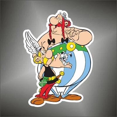 Aufkleber - Sticke r ASTERIX e obelix Comics cartoon sticker dacal