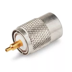 PL259 Standard Silver Plated Plug (6mm) (For RG58) - Picture 1 of 2