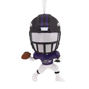 NFL Baltimore Ravens Bouncing Buddy Wobble Head Hallmark Christmas Tree Ornament - Picture 1 of 2