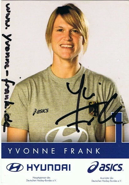 Yvonne Frank (Hockey), sign. AK - Bild 1 von 1