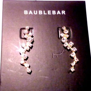Baublebar Farah Ear Crawler Rhinestone Earrings NWT - Picture 1 of 4