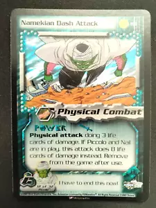DBZ Namekian Dash Attack #112 UNLIMITED Foil 2001 SCORE Dragon Ball Z CCG LP - Picture 1 of 5