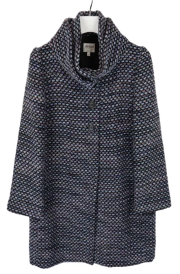 ARMANI COLLEZIONI Mantel Damen US 10 Wolle Seide Mischung Gemustert - Bild 1 von 4
