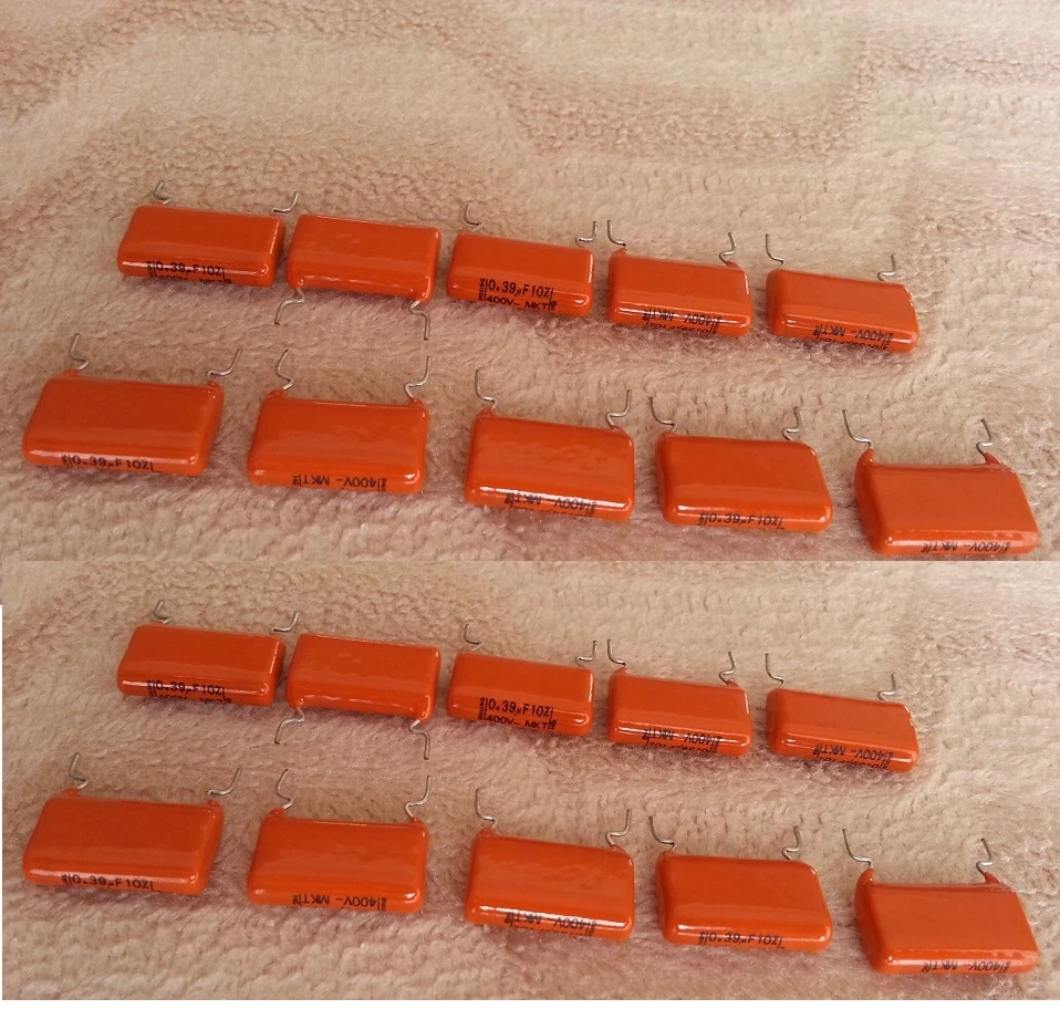 200x NOS PHILIPS MKT368 0.39uF 390nF 400V ¡TAPAS DE TONO DE GUITARRA NARANJA! 0.33uF Reemplazar Foto 1 de 1