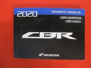 HONDA 2020 CBR1000RR/RA CBR1000S1 New Old Stock Factory Owners Manual t126 - Picture 1 of 5