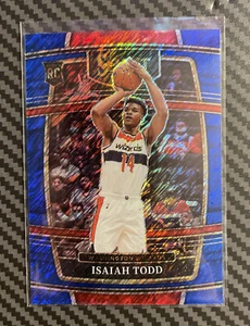 2021-22 Panini Select Concourse Isaiah Todd Blue Shimmer Prizm Rookie Card #65 - Picture 1 of 2
