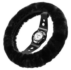 Andalus Authentic Australian Sheepskin Steering Wheel Cover Universal Fit - Picture 1 of 8
