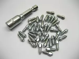 Torridon Tungsten Tipped Wader Studs - 40 studs + adapter only £11.99 - Picture 1 of 9