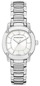 $1295 MSRP~ Burberry Silver Women's The Britain Bby1703 Watch- RARE - Picture 1 of 11