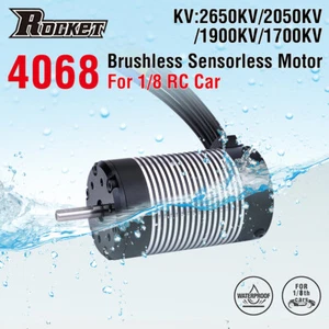 Rocket 4068 Waterproof Brushless Motor 2650KV 2050KV 1900/1700KV for 1/8 RC Car - Picture 1 of 16