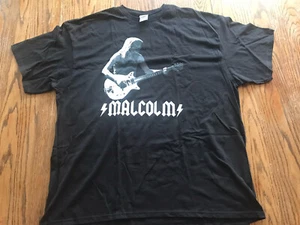 Nuova camicia AC-DC AC DC Malcolm giovane adulto 2XL schiena nera nuova senza etichette - Foto 1 di 3