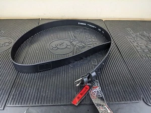 #ba241 NEW REDBACK MBLT44 SCRATCHPROOF BLACK BELT MENS 44 - Picture 1 of 11