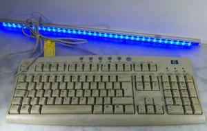 VINTAGE HP 2530 MECHANICAL KEYBOARD WWW BUTTON AND EMAIL #11B - Picture 1 of 1