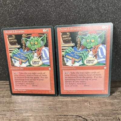 Orcish Librarian Ice Age Magic the Gathering MTG Rares 2 - Image 1 of 4