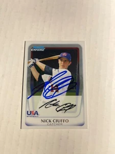 Tampa Bay Rays NICK CIUFFO Signed Card - Picture 1 of 1