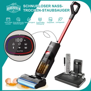 Nass- & Trockensauger 3in1 kabelloser selbstreinigender Staubsauger Selbstfahren - Bild 1 von 12