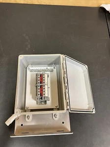 Hoffman A864CHQRFG Hinged Cover Wall-mount 8x6x4 In Electrical Enclosure - Picture 1 of 5