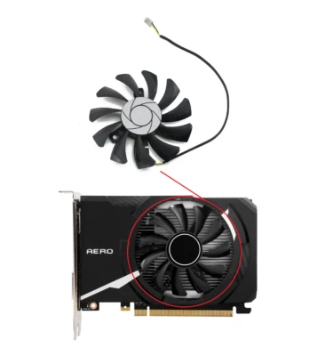 Cooling Fan For MSI GTX 1030 750Ti 750 N740 GTX730 GTX740 R7 250  HA8010H12F-Z - Image 1 of 4