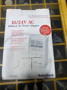 Adattatore di alimentazione Radio Shack 273-1690 18/24 VAC 1000mA - Completo di scatola - Foto 1 di 11
