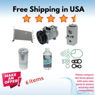 Compressor, Condenser & Valve A/C Fit Dodge Neon 2003-2005 - Image 1 of 4