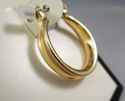 Nuevos Pendientes NAPIER 3/4" Tono Dorado Aro Poste Perforado 100U Foto 1 de 4