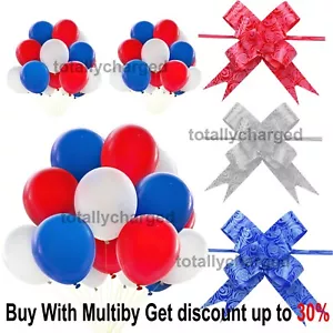 100PCS HELIUM Latex Balloons 10" Wedding Birthday Party Christening Decoration - Picture 1 of 5