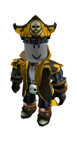 Roblox Pirate Showdown CAPTAIN RAMPAGE: GOLD Virtual Item Code Only (Messaged) Cover